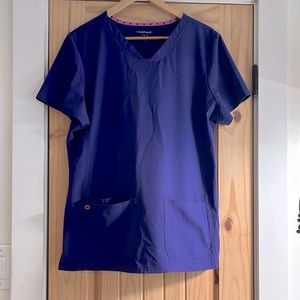 Purple scrub top